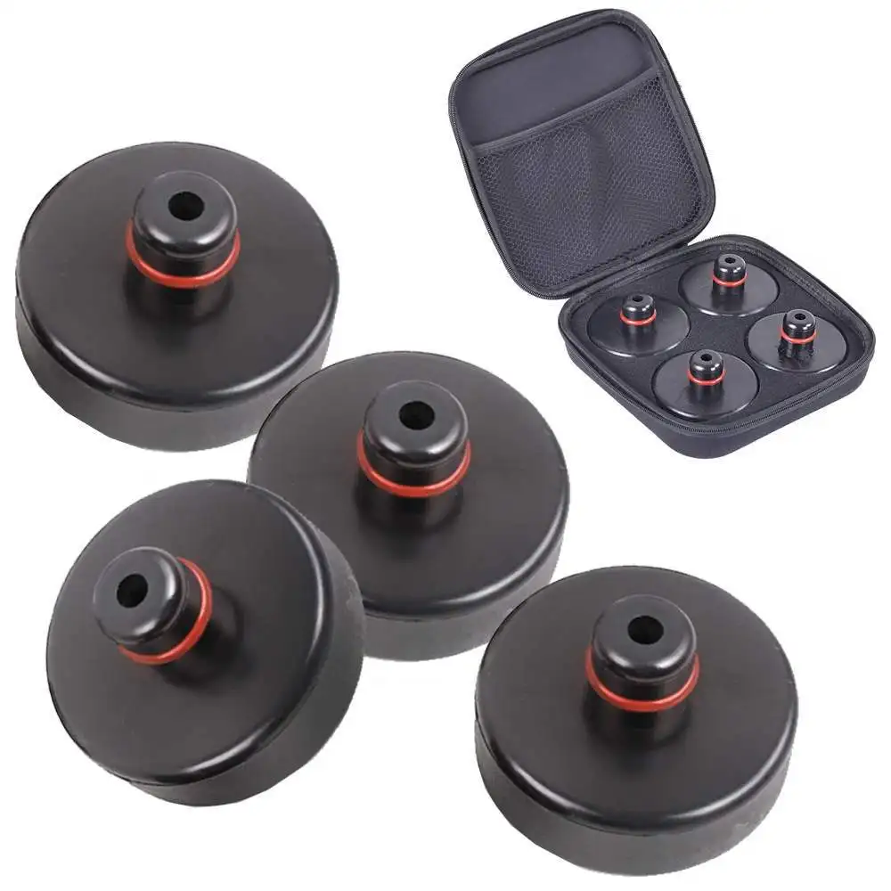 4PCS Lifting Jack Rubber Adapter Pads Stands for Tesla Model 3/S/X/Y with Storage Case Accessories for Tesla Vehicles