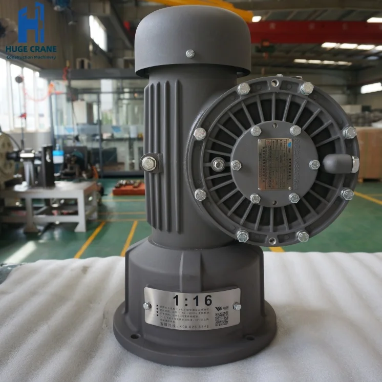 220 فولت الحد من رافعة برج محرك التروس تتضمن مكونات المحرك أجزاء آلات البناء