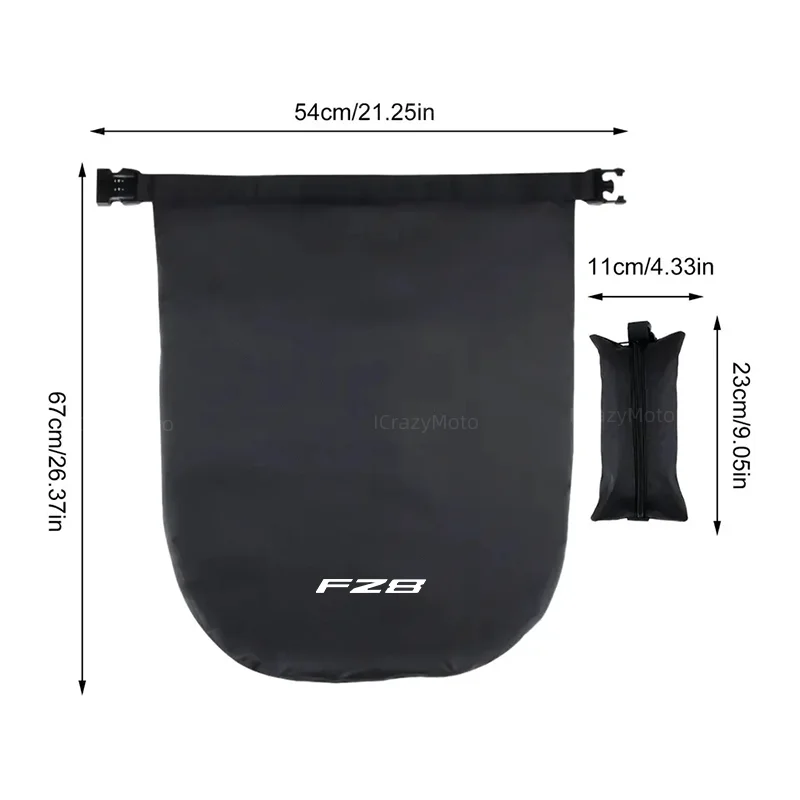 Capacete de motocicleta impermeável portátil, grande capacidade de bloqueio de senha, Anti-T, Yamaha FZ8 FZ 8 FAZER 2010-2014 2013 2012 2011