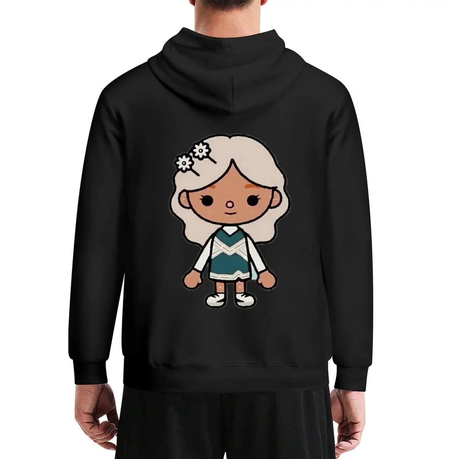 

toca life box - toca boca cute(3) Hoodie anime clothes men wear men's winter sweater mens designer clothes pullover hoodies