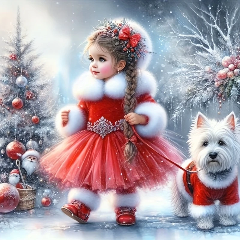 

1024 Pcs Jigsaw Puzzles Girl and Her Friend Kids Toys Gift Educational Intellectual Decompressing Fun Family Game