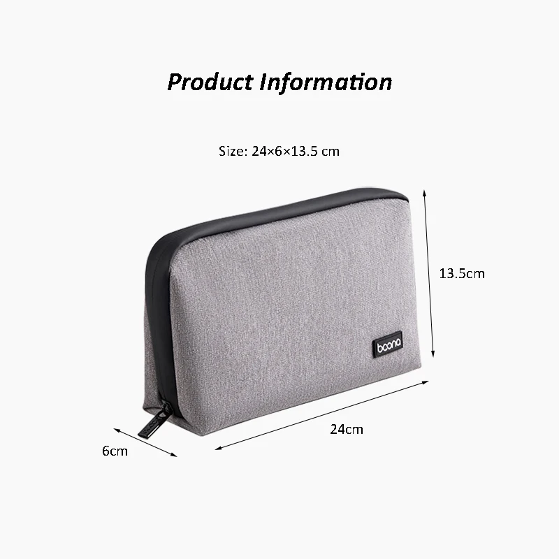 Multifunctional Storage Bag Digital Organizer Pouch Electronic Accessories Storage Bag for Mobile Phone Power Bank Mouse view 2
