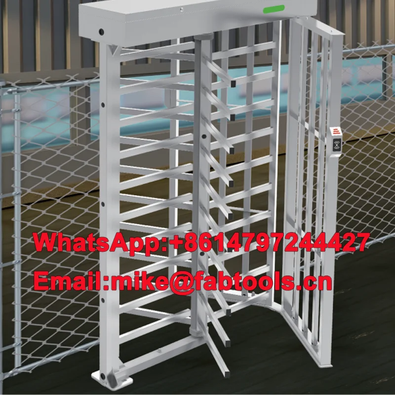 

Low-priced full-height security gate Intelligent sensor gymnasium gate Stainless steel rotating gate