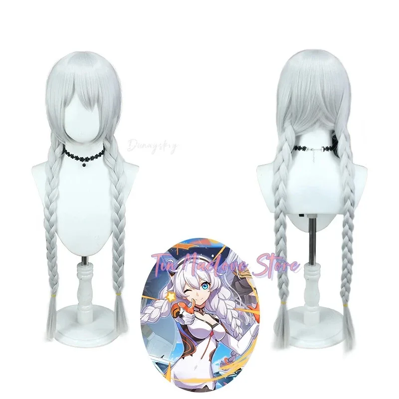 

3 Kallen Kaslana Cosplay from a7d@Honkai Impact - Battle-Damaged Vestment with Silver Cross & Wig for Halloween/Anime Limited Ed