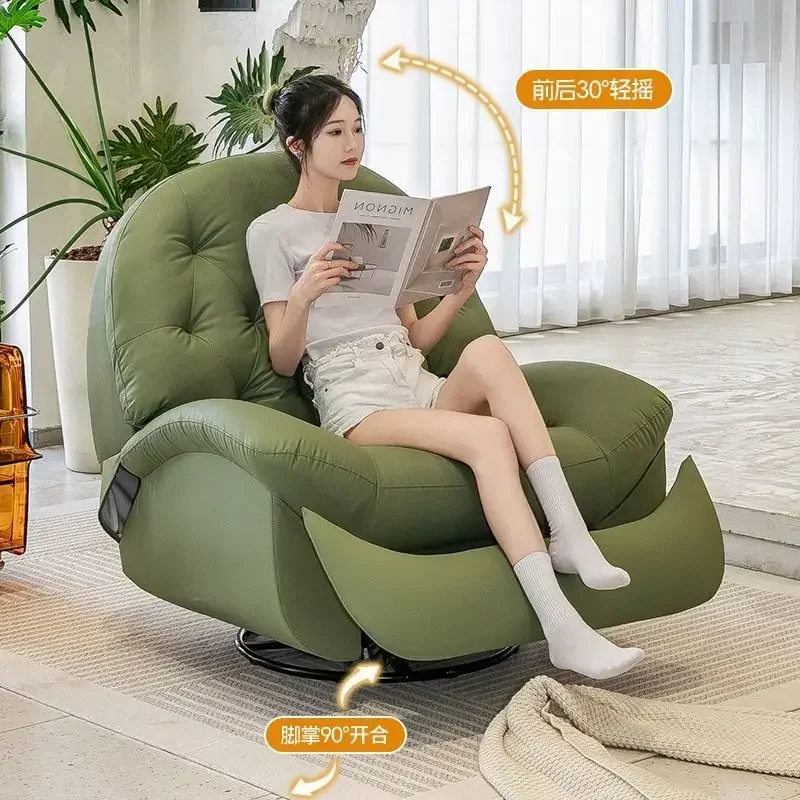 

Sofa Multifunctional Space Living R om Light Luxury Leisure Electric Single L azy Rocking Chair Adult Rotatable