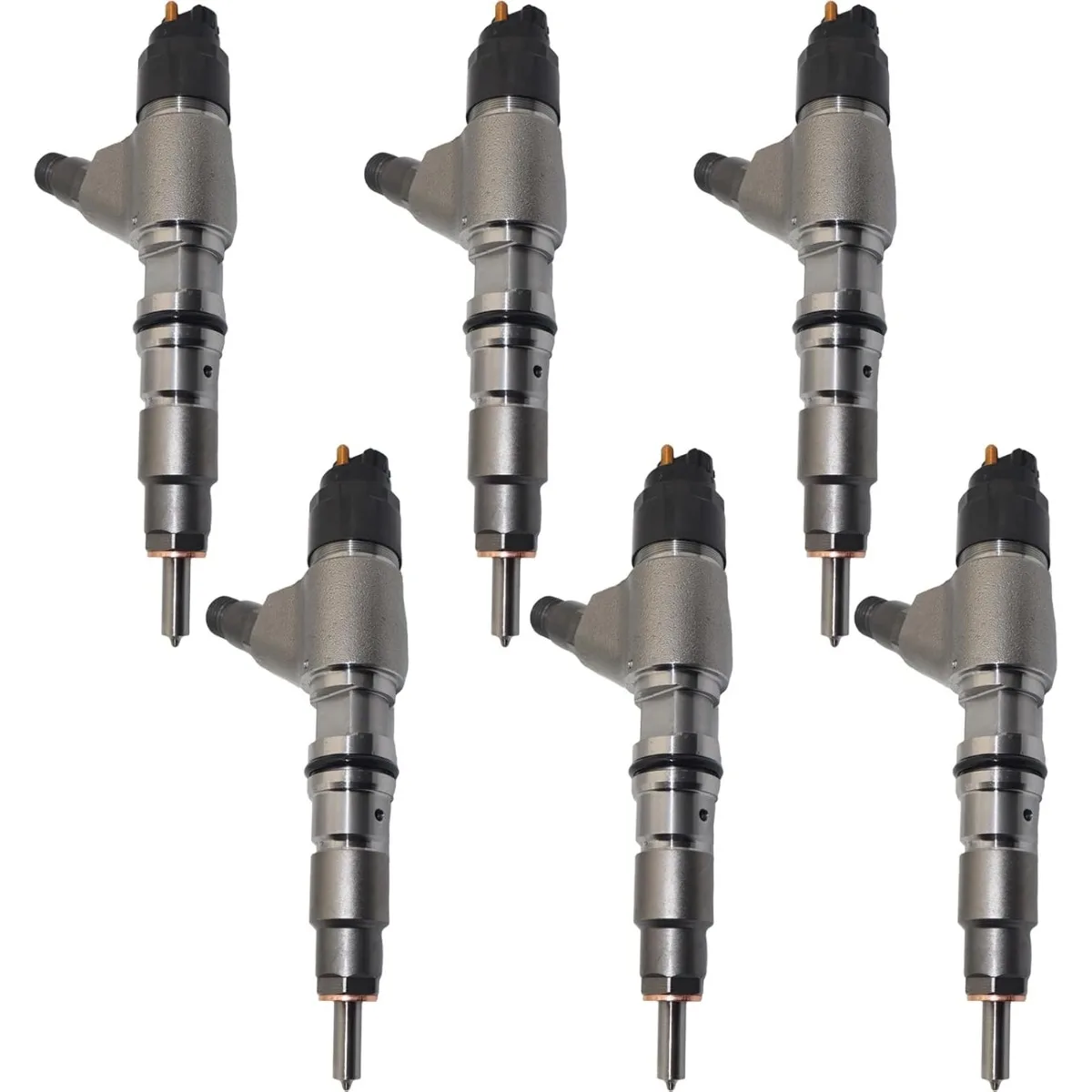 Фото Комплект из 6 топливных форсунок 0445120516 371-3974 FIB1648CP, совместимые с колесными бульдозерами Caterpillar CAT 926, 924K, 924, 930, 938, 938K, 930K