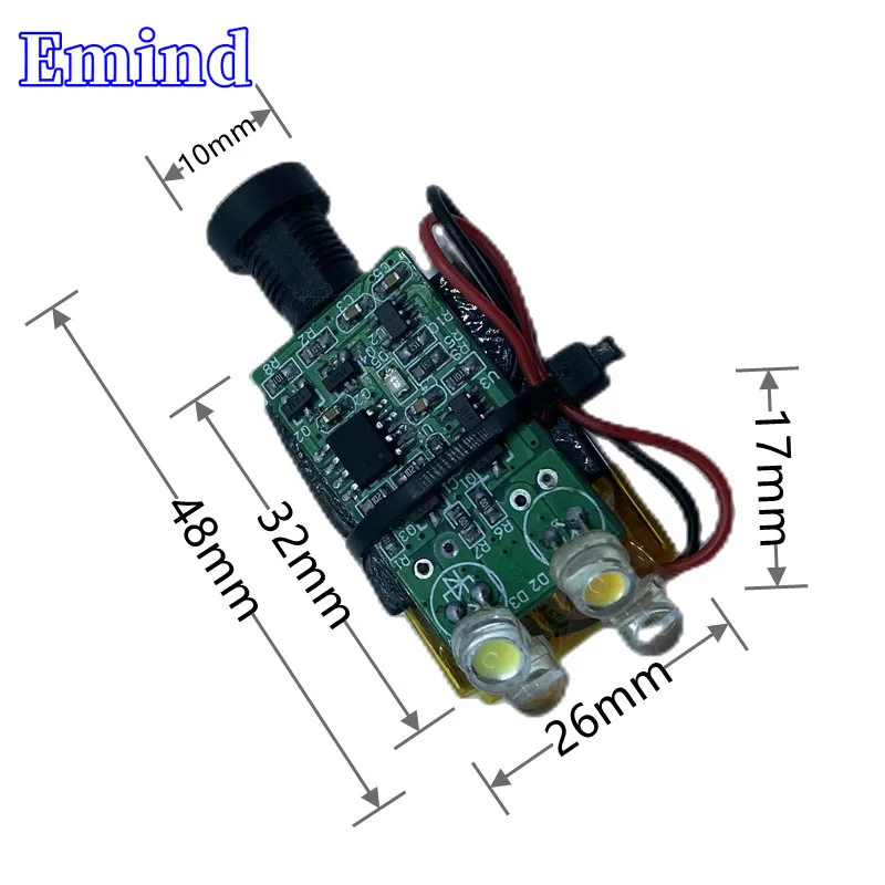 Three-Color 3D Moon Light Circuit Board Wick Board DIY Touch dimming Two-Color Lamp Beads LED Touch Night Light