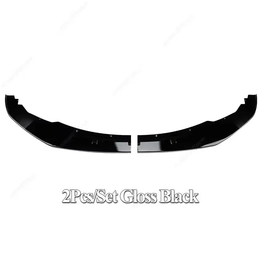 2Pcs Gloss Black
