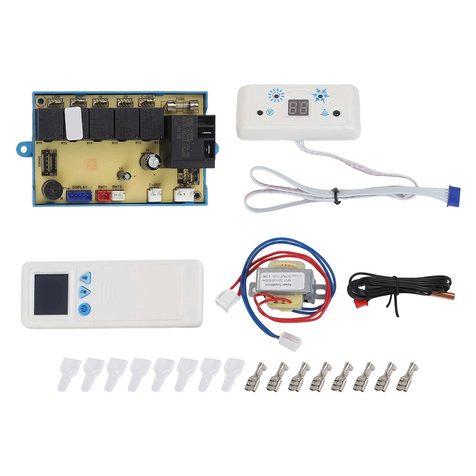 

1set Air Conditioner Control Panel AC Control System Board Set With Accessories Air Conditioner Control Panel HVAC Tool Parts