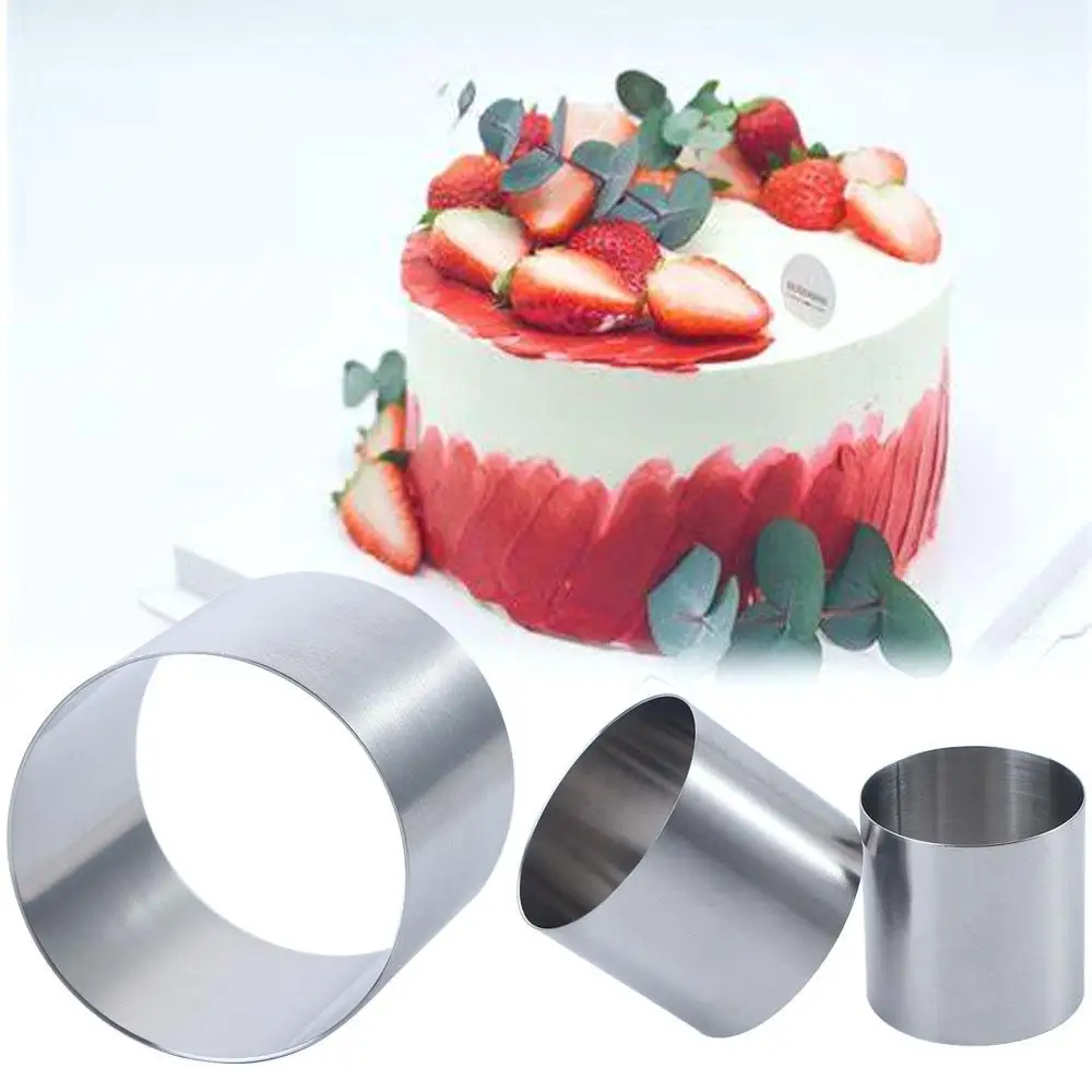 Round Shape 5/6/8/10CM Cutter Food Molding Pastry Circle Cake Ring Mold Kitchen Gadgets Baking Tool Cake Mold