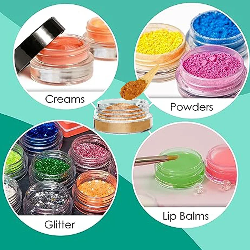 10 Stuks 2/3/5/10/15/20G Kleine Doorzichtige Plastic Cosmetische Potten Met Deksels Lege Mini Ronde Reizen Monster Containers Voor Crèmes Nail Patch