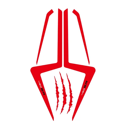 Imagen 2 del producto Para CFMOTO 450SR 450 SR motocicleta reflectante carenado frontal pegatinas laterales calcomanías raya calcomanía Accesorios