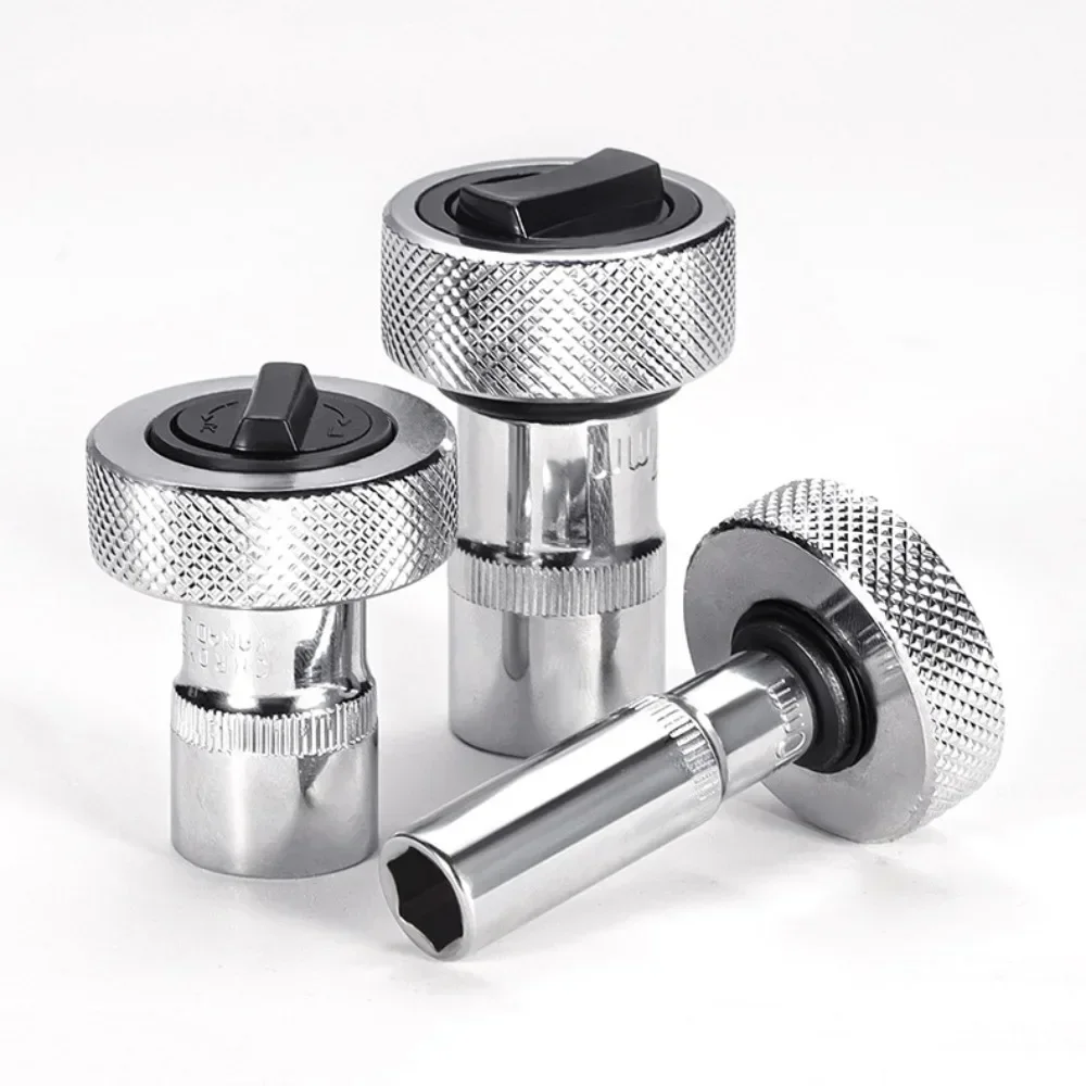 

1/4" 3/8" 1/2" Mini Ratchet Wrench Drive Small Quick Socket Portable Whole Steel Palm Finger Reversible Two-way Square Tool