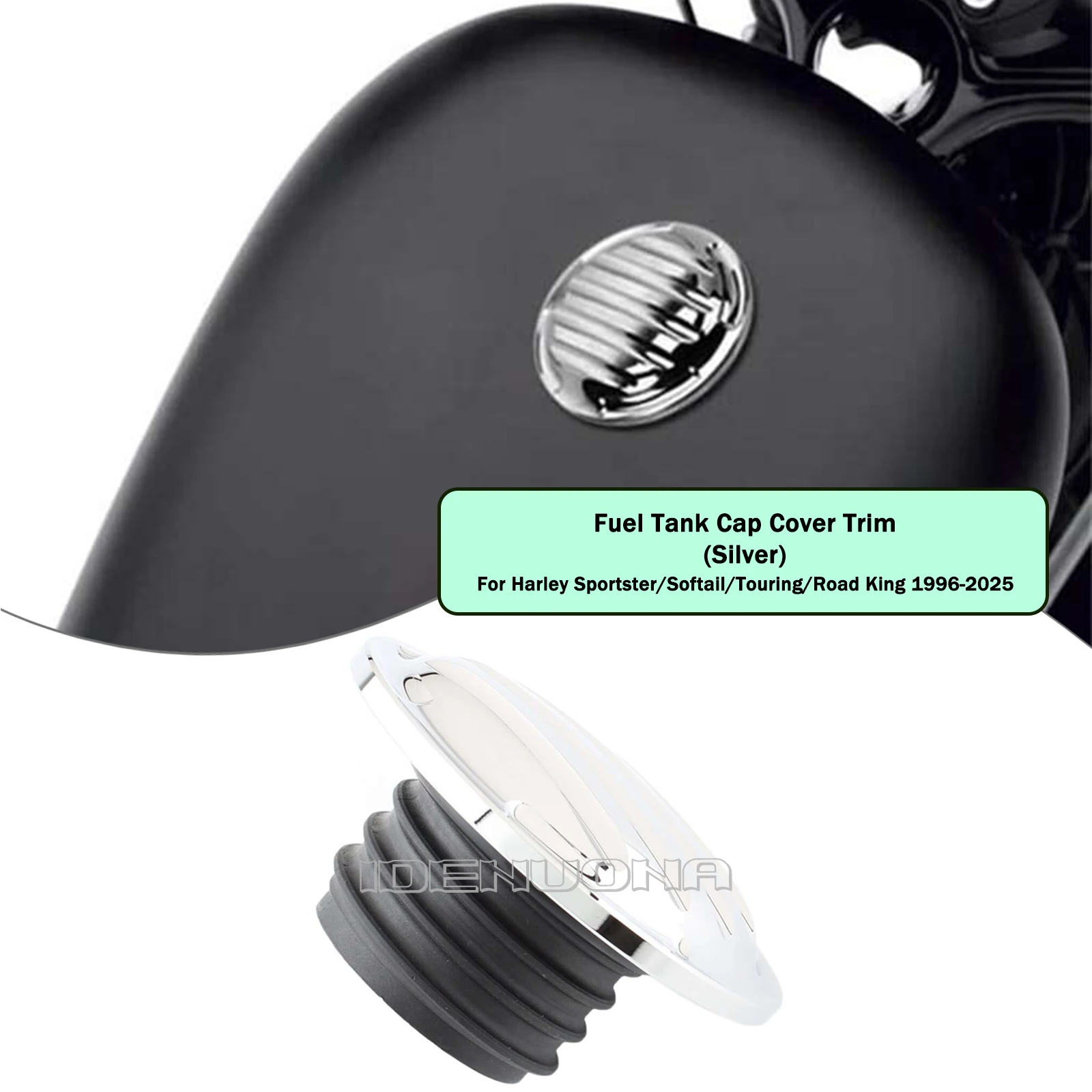 

Motorbike Fuel Tank Gas Cover Oil Cap For Harley Sportster XL Dyna Softail Touring Road King