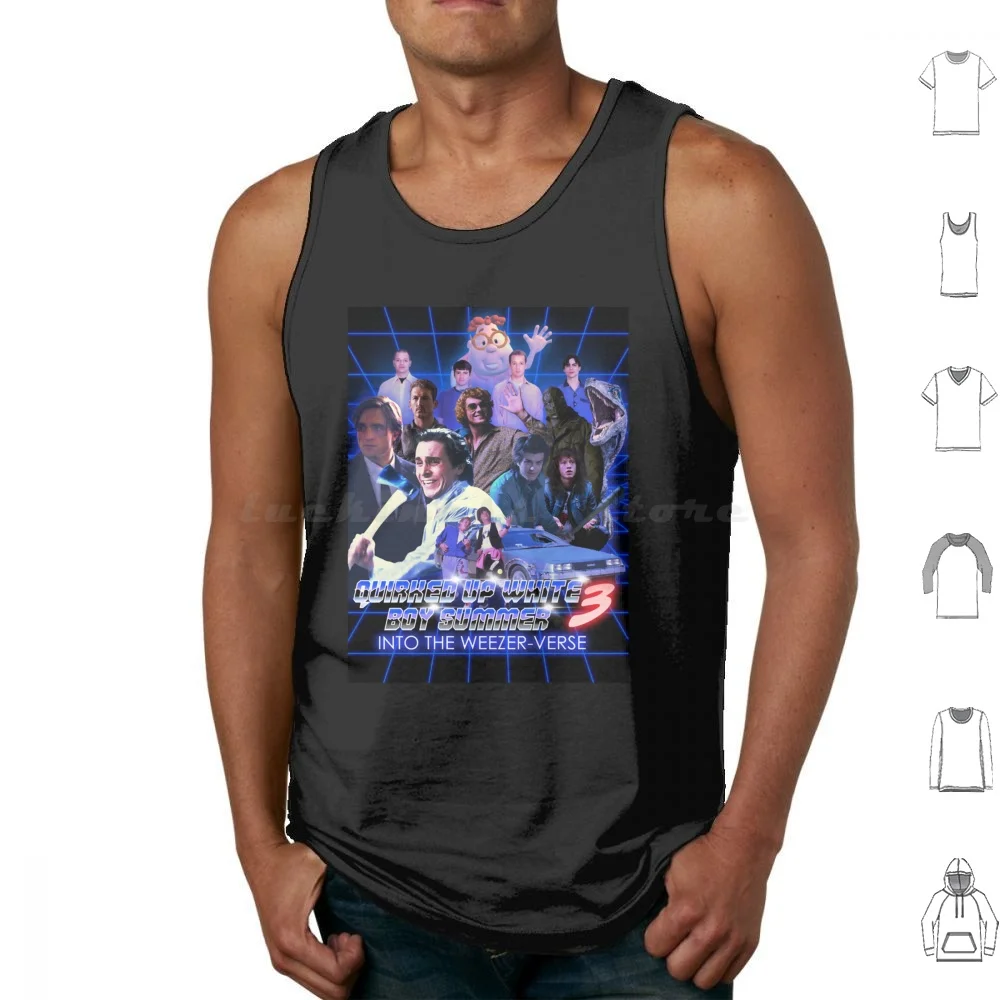 Quirked Up White Boy Summer 3 Into The Weezer-Verse Tank Tops Vest Sleeveless Weezer Weezer New Weezer Glory Weezer Coffe