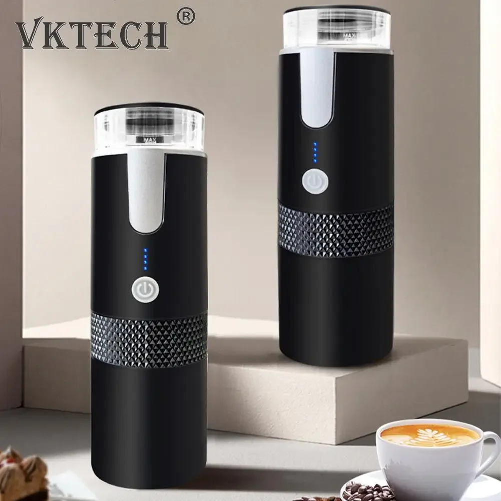 170ML New Portable Coffee Machine Coffee Maker Electric Capsule Ground Coffee Brewer Fit Coffee Powder and Coffee Capsule