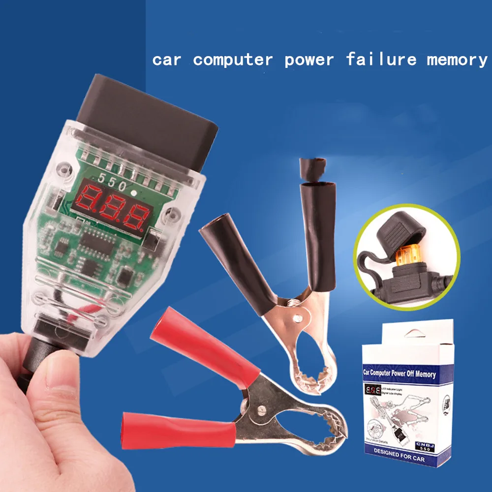 

Universal OBD2 Automotive Battery Replacement Tool Car Computer ECU Memory Saver Auto ECU Emergency Power Supply Cable