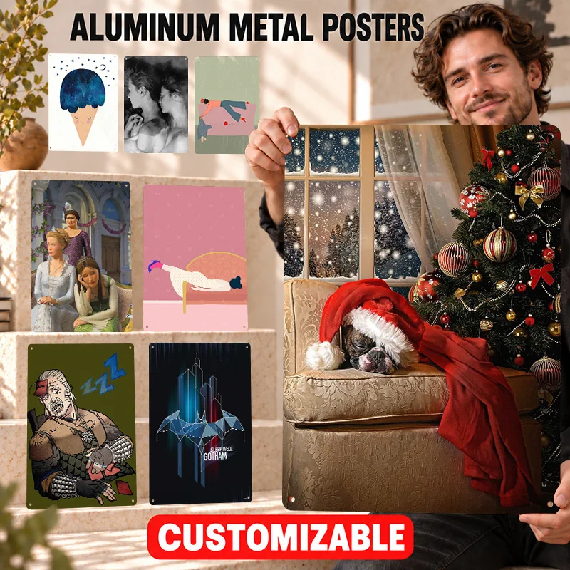 Sleep Token Textured Metal Posters Aggressive Stage Design Collector Room Wall Art Customized Aluminum Sign Gift For Rock Fans