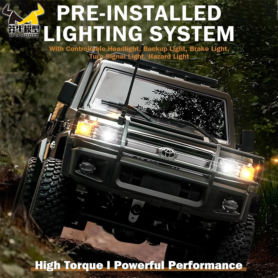 MN نموذج MN82S LC79 1/12 4WD كامل النطاق RC بيك اب شاحنة قصيرة التحكم عن بعد تسلق على الطرق الوعرة سيارات لعب للأطفال مهرجان الهدايا