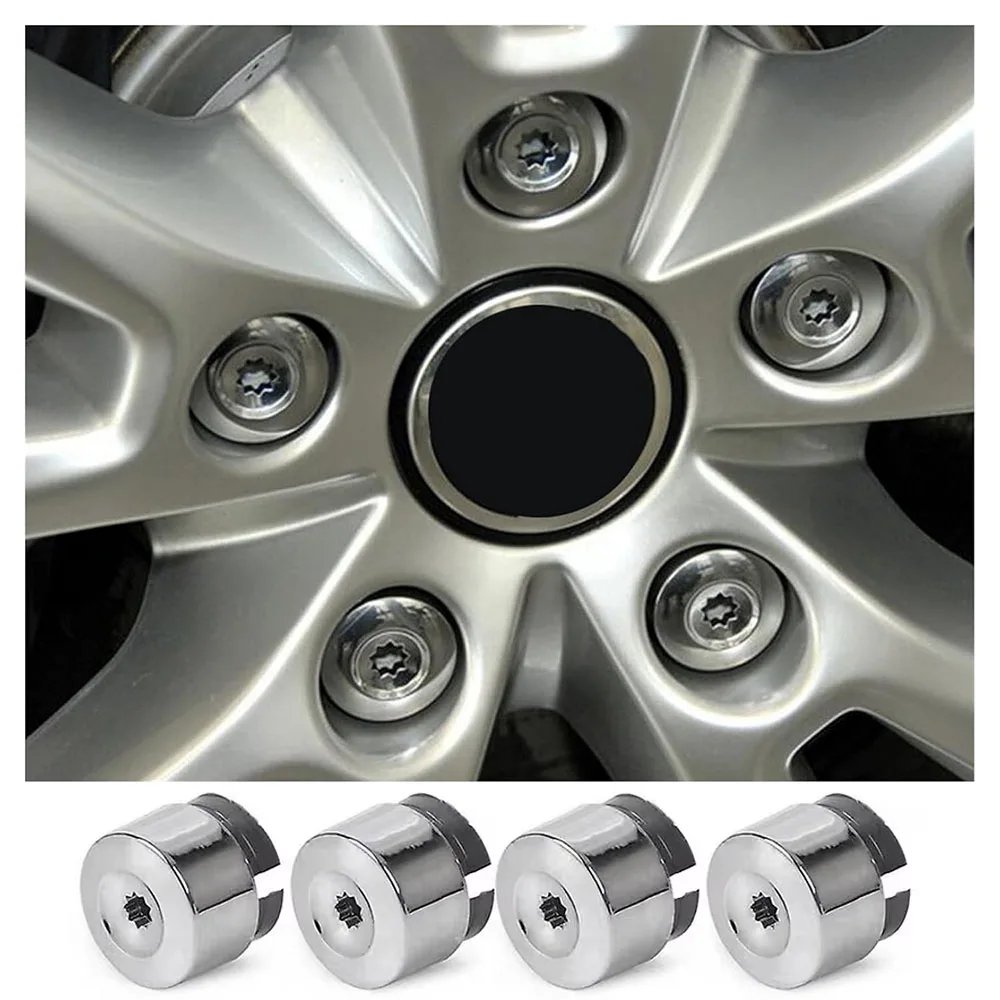

For 7L6 601 173A 2ZZ Chrome Wheel Lug Bolt Nut Cap Cover ABS plastic with triple chrome finish For VW Touareg 7L6601173A