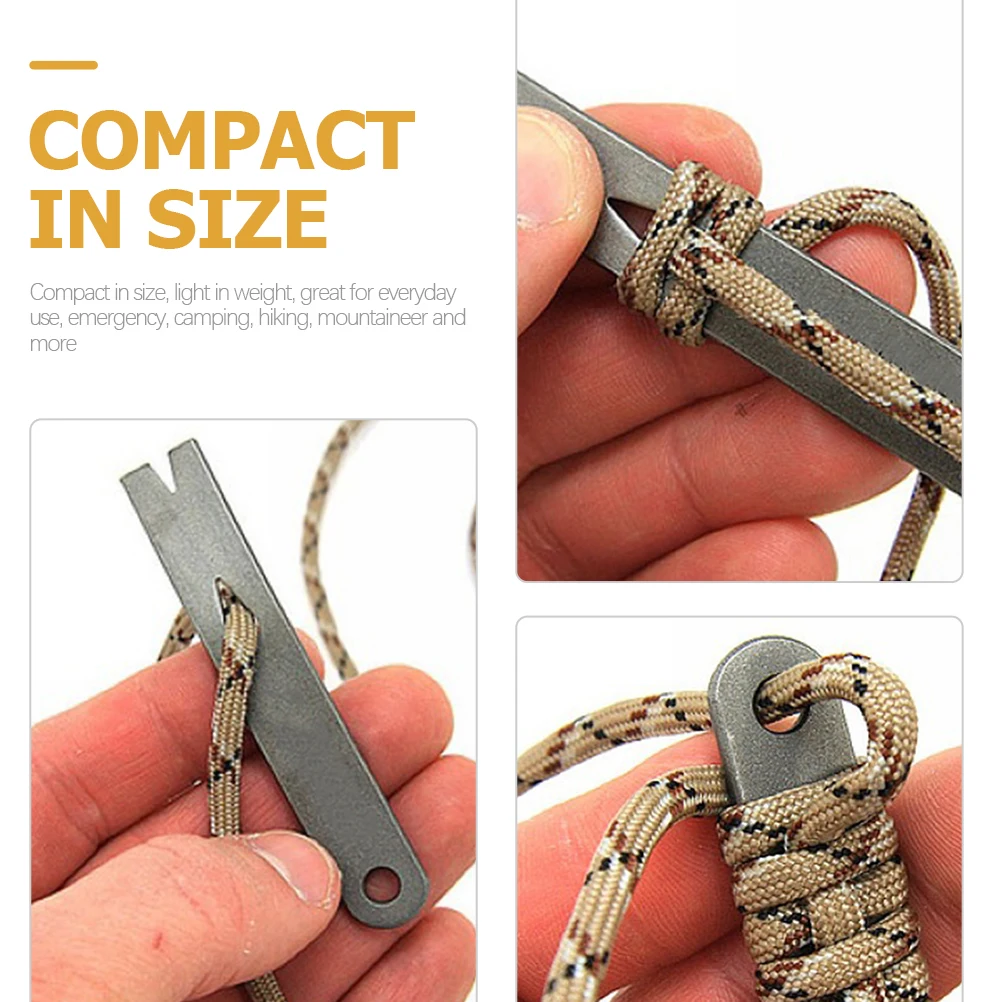 

5pcs Mini Pry Bar Stainless Steel Compact Crowbar Nail Puller Keychain Charm Outdoor For Camping Emergency Use