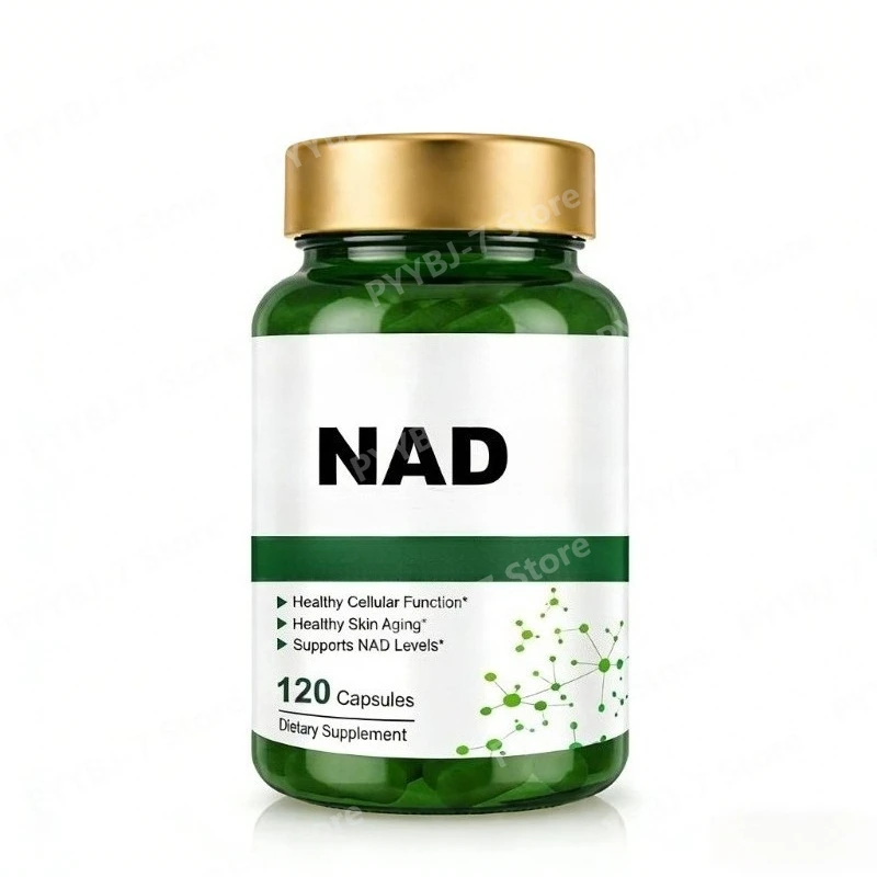 

NAD Supplement 120 Capsules NAD Resveratrol for Women Men Support Cellular Health Stamina Healthy Aging Ultra Strength Capsules