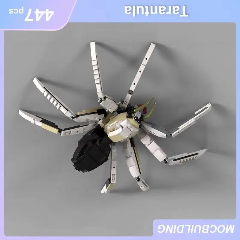 

Тарантул Паук MOC Строительные Блоки DIY Сборка Кирпичей Развивающие Творческие Животные Коллекция Рождественские Игрушки Подарки 447 ШТ.