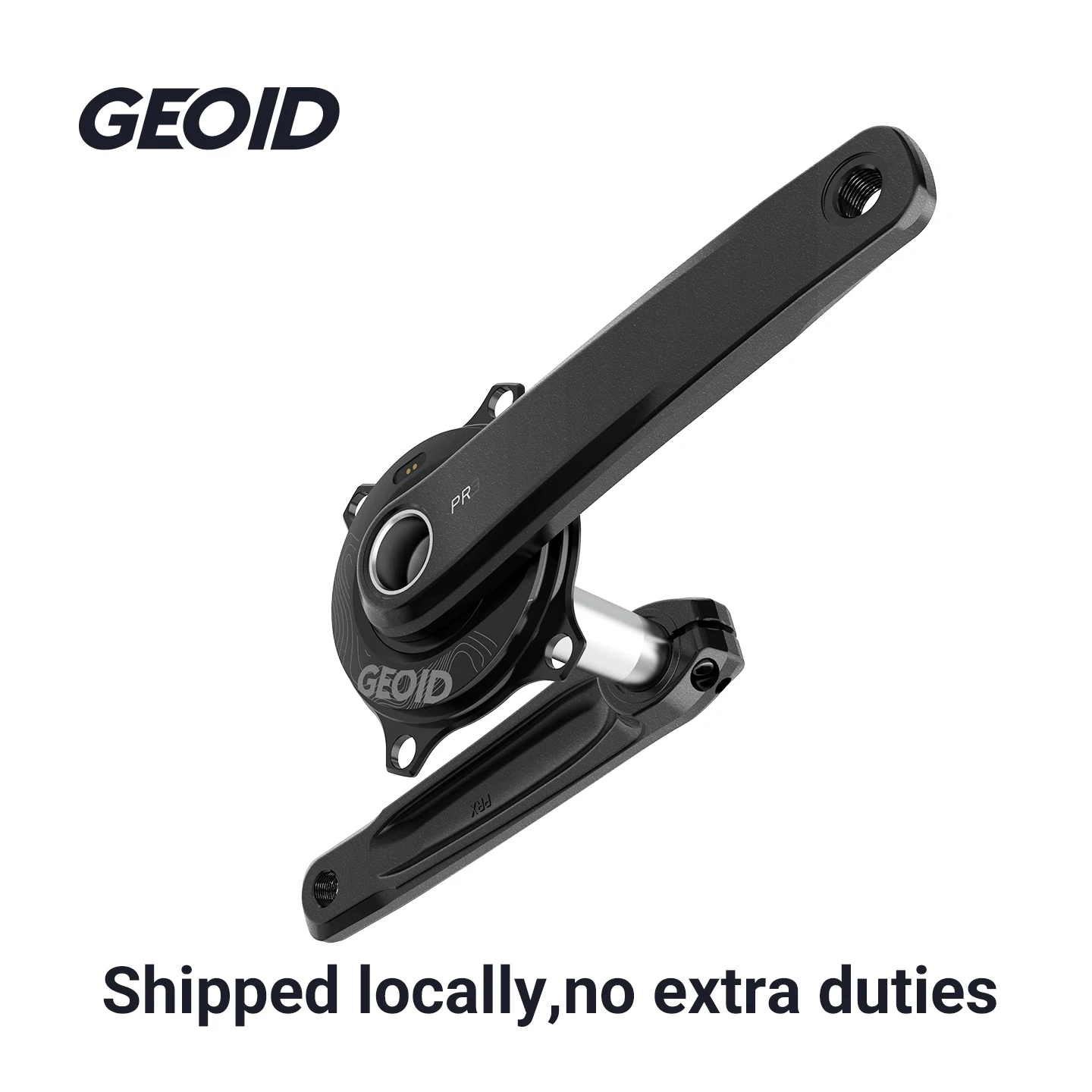 AliExpress GEOID PM500 Bike Power Meter 4-Bolt 110 BCD 24mm Spindle Cadence Bicycle Crankarm for Shimano ±1.5% Accuracy 300h Battery Life