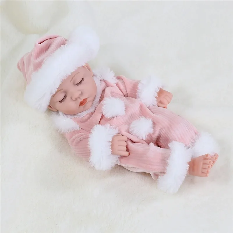 Bébé Reborn poupées tenues vêtements pour 12 pouces bébé poupée 30cm robe T-Shirt pantalon vêtements hiver en peluche pyjama ensemble accessoires