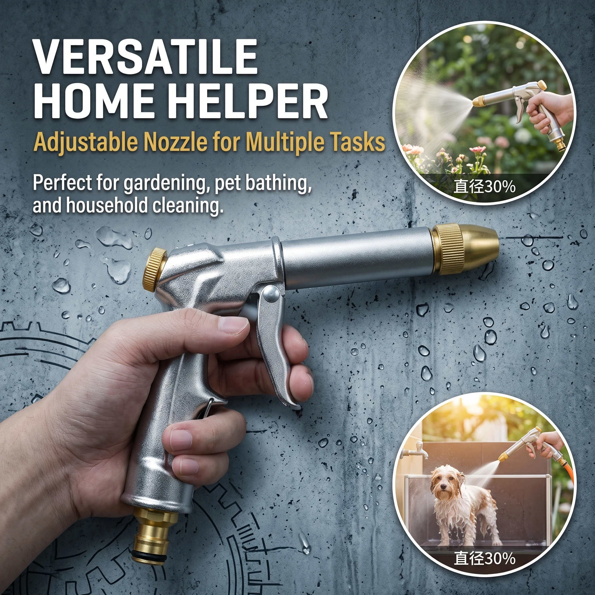 All Metal High Pressure Spray  - Gardening Tools Water review and price