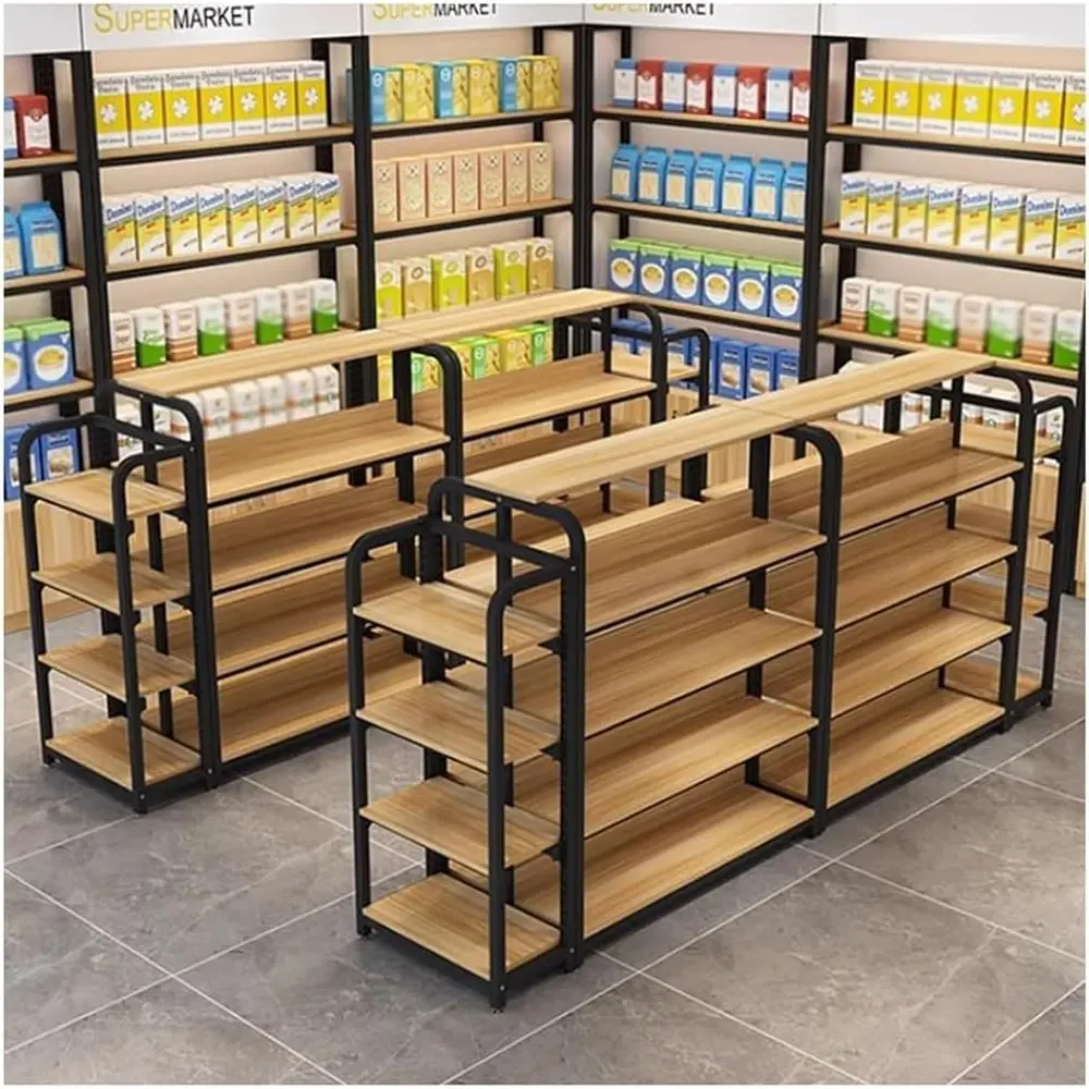 

Commercial Candy Rack, Heavy-Duty Shelving for Supermarkets, Drugstores, and Garages - Black, 80x60x130 cm