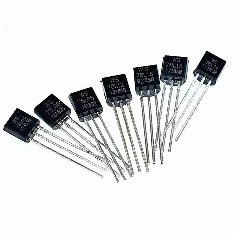 10PCS TO92 3-Terminal Voltage Regulator Diode Through-Hole 78 Series 78L05 78L06 78L08 79 Series 79L12 L09 L10 L15 L18 L24
