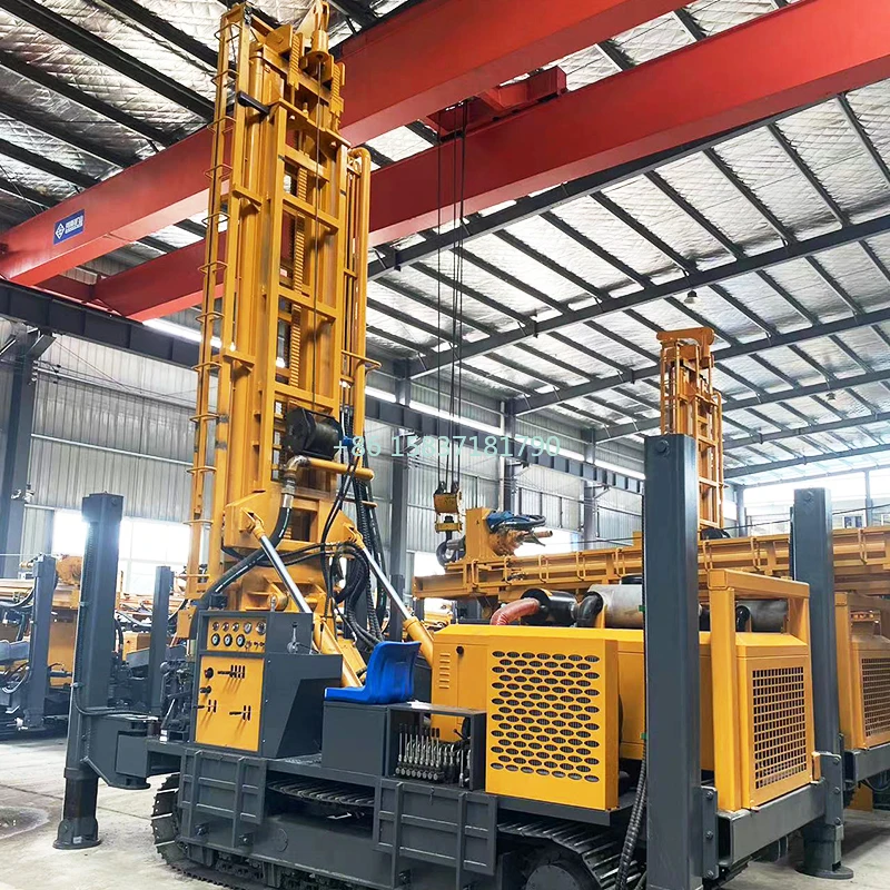 Ground Source Heat Pump Drilling Rig Machine Construction 180m Drill Deep Pneumatic Water Well Drilling Rig Machine for Bulgaria