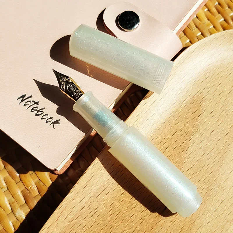 

MAJOHN Color New Maru Translucent Pearl Series Pen Adult Student Daily Writing Practice Mini Travel Handbag Pocket Ink Pen