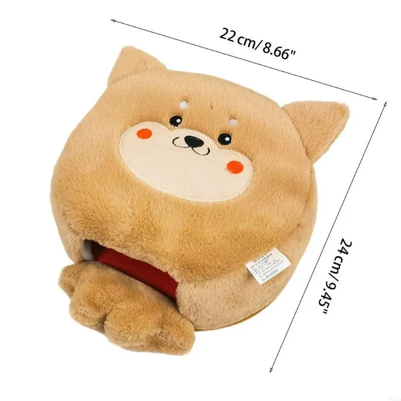 62KA Wyjmowana podgrzewana podkładka myszy Pluszowa podkładka myszy z dnem antypoślizgowym