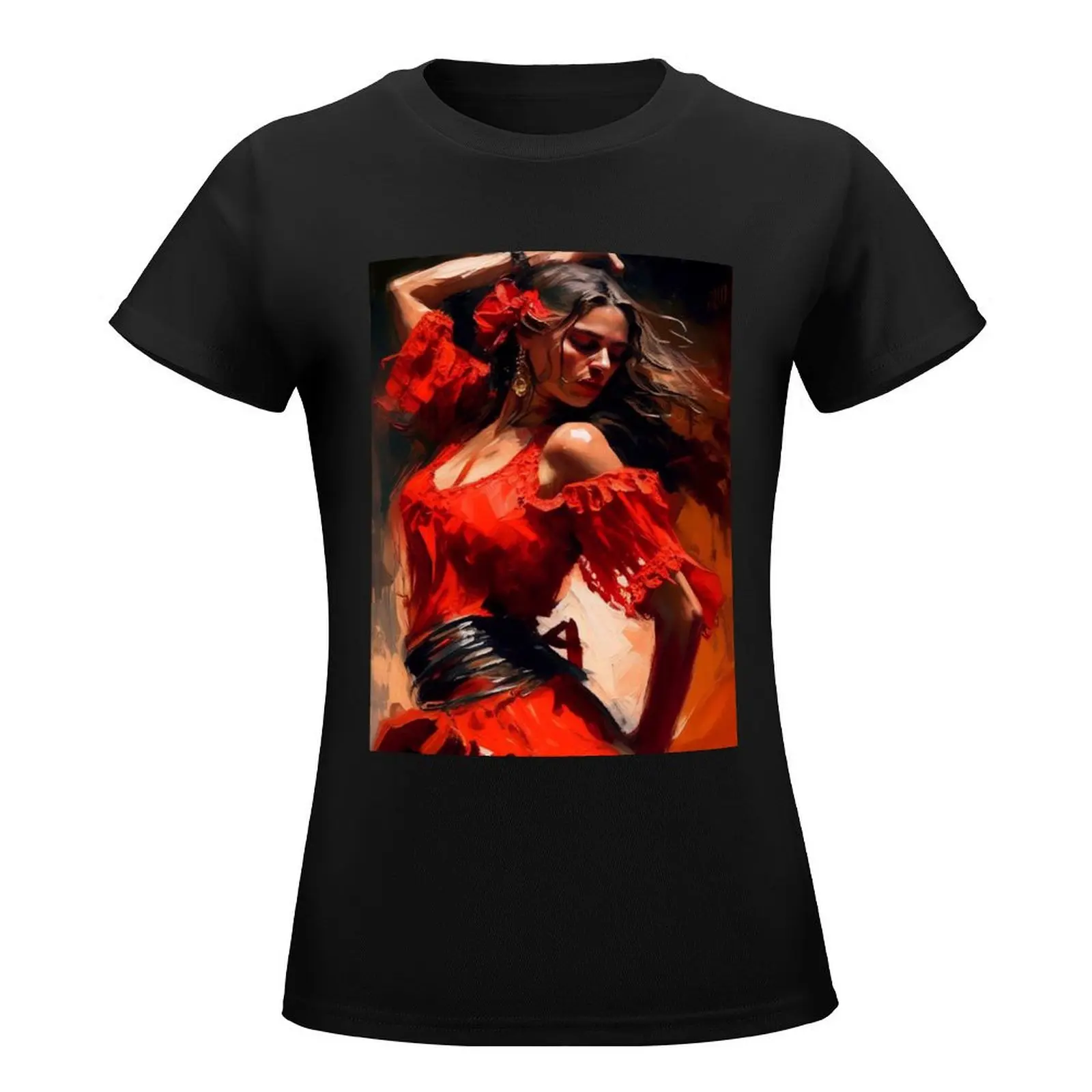 Passion of Flamenco T-Shirt animal print sublime t-shirt dress for Women plus size sexy