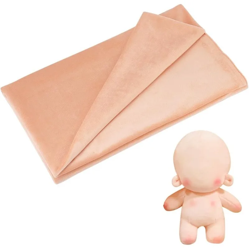 1 pc Doll Making Fabric 59x35 Inch Cloth Doll Skin Color Waldorf Doll Handmade Plush Amigurumi Doll DIY Fabric Lightweight