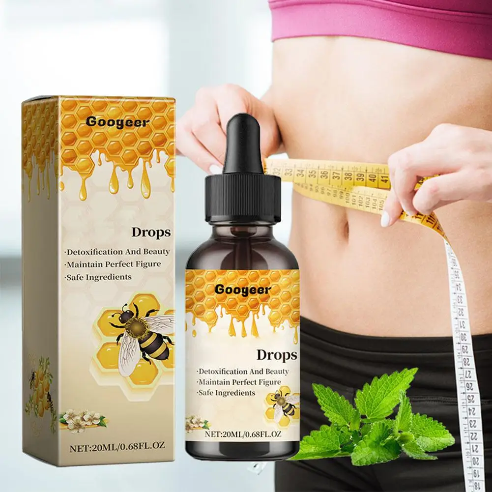 Bee Poison-Fat-Reducing Drops para perda de peso, Rapid Shaping Care, Burn Solution, Promover a circulação sanguínea, perda de peso, T6J8