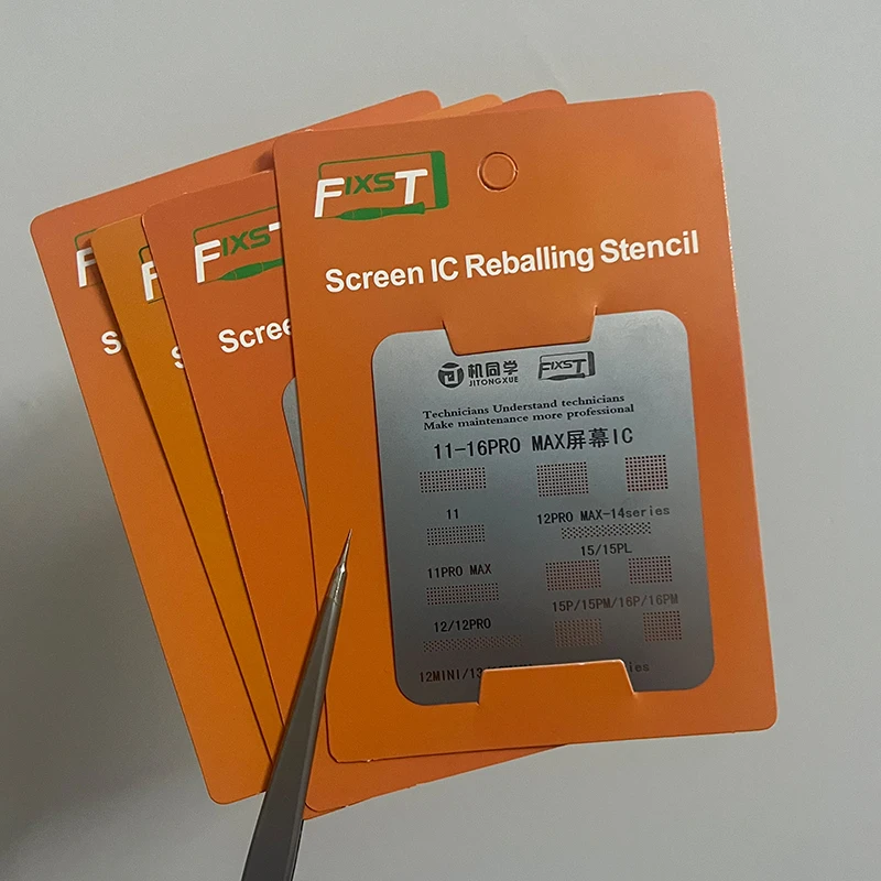 

Newest Iphone 11-16 Series Screen IC Polishing Reballing Protective Stencil Solve The Pop-up Problem After Changing The Screen