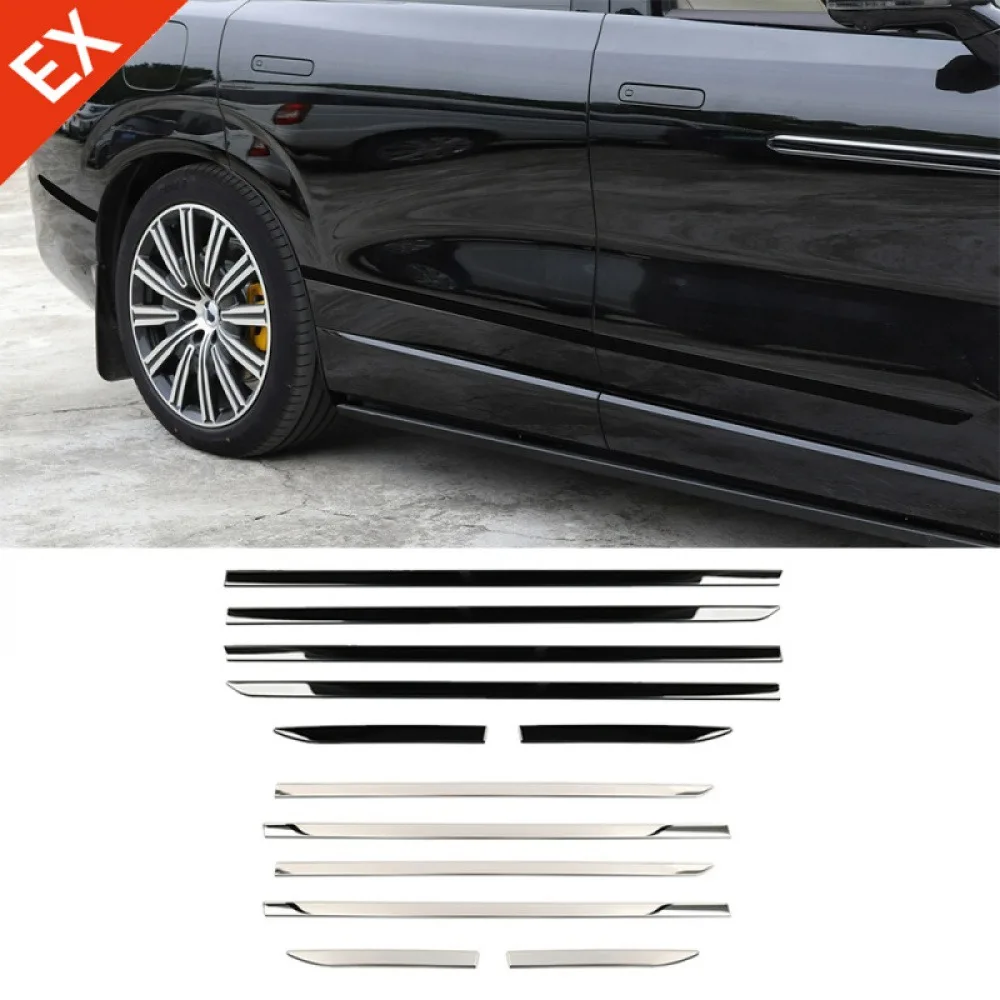 

For BYD DENZA N9 2025 Accessories Car body decorative strip modification, door border cleaning strip, metal anti-collision strip