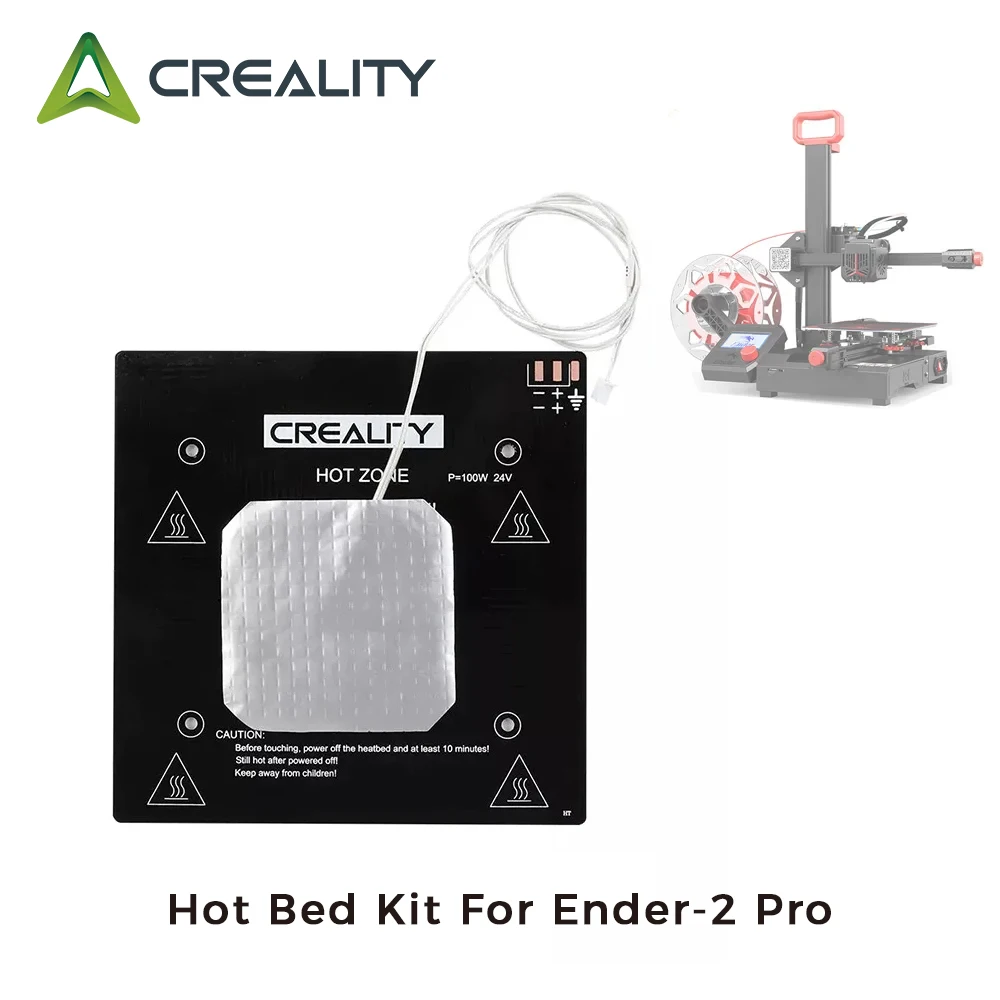 

Комплект Hotbed Creality Ender-2 Pro Официальная горячая кровать для аксессуаров для 3D-принтеров Ender-2 Pro