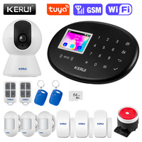 KERUI NEW W202 Alarm System For Home WiFi GSM Alarm Surveillance Camera Burglar Security Tuya Smart APP Motion Sensor Detector