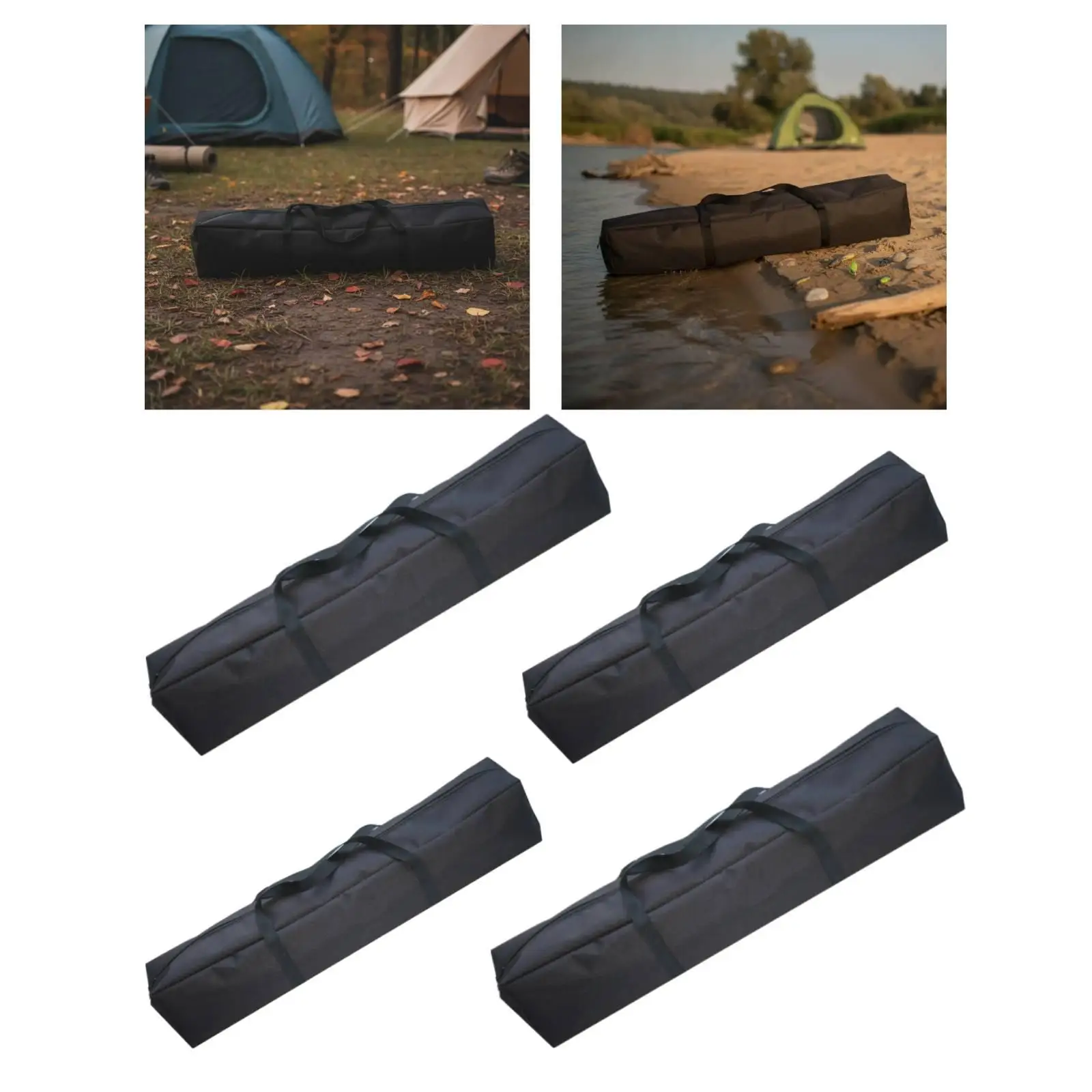 Tent Pole Bag Oxford Cloth with Reinforced Handles Camping Tent Bag for Umbrella Beach Chair Trekking Traveling Picnic