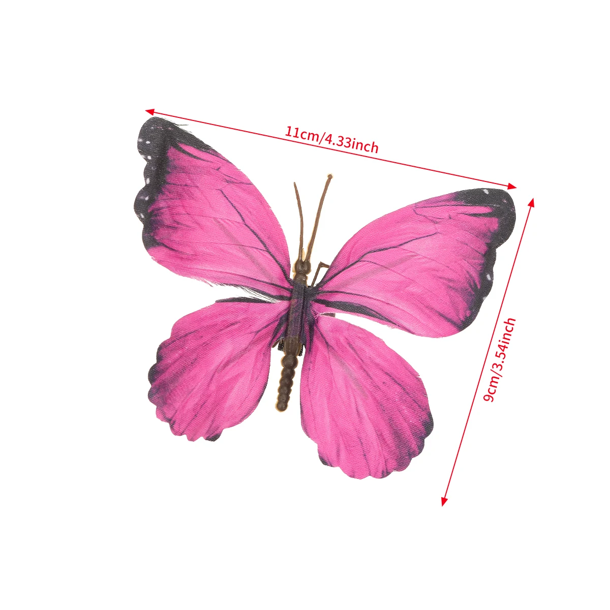 Large Butterfly Hair Pin Girls Sweet Korean Side Clip Hair Pin For Women Fashion Styling Holiday Hawaii Hairpin Hair Accessories