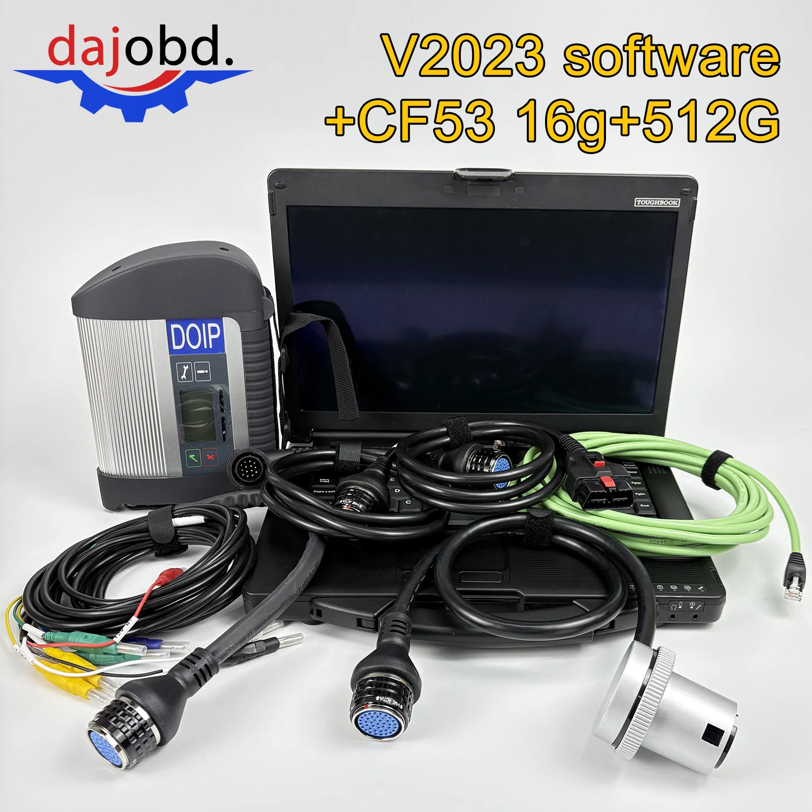 

CF53 и V2023 Mb Star C4 Obd2 Сканер Автоматический диагностический инструмент MB Star C4 Функция диагностики Поддержка OBD Wi-Fi с Doip для B-enz