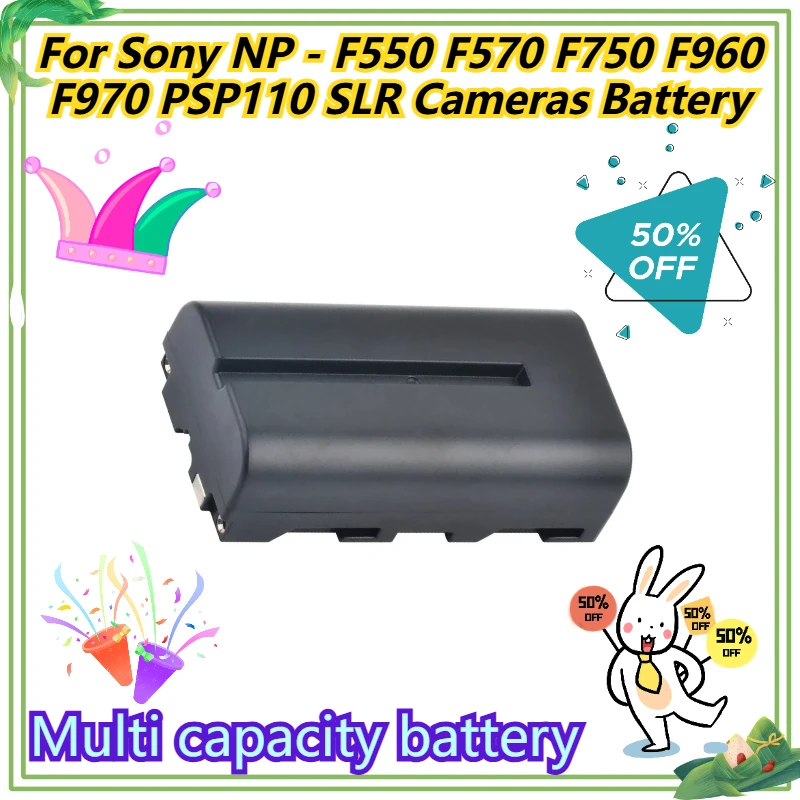 

Multi capacity battery For Sony NP - F550 F570 F750 F960 F970 PSP110 SLR Cameras Battery