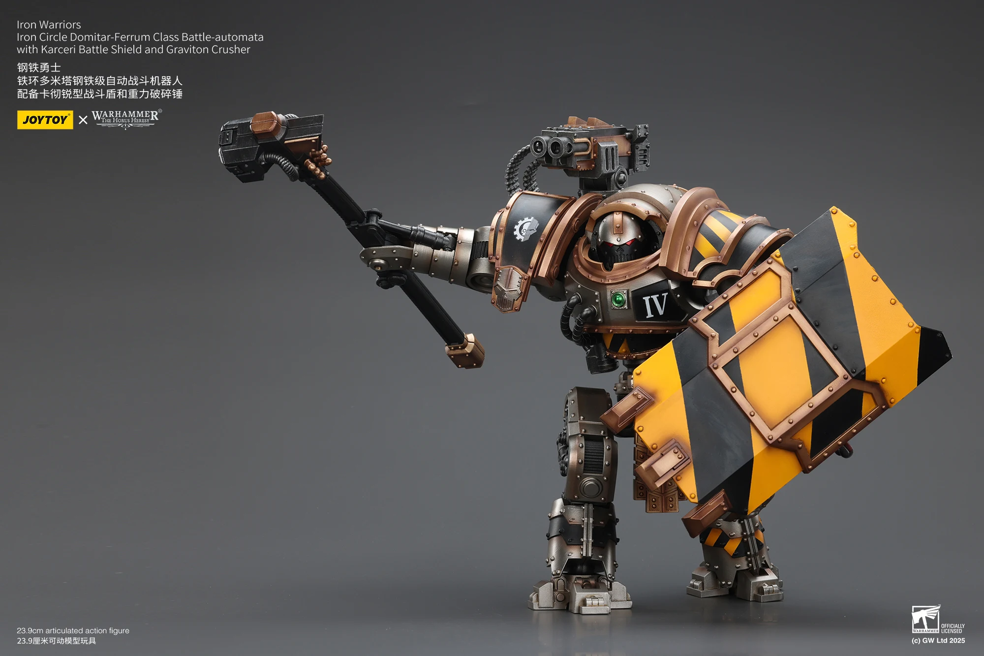 【Entrega en 24 horas】JOYTOY Warhammer 40K Lron Warriors Iron Circle Domitar-Ferrum Class Battle-automata