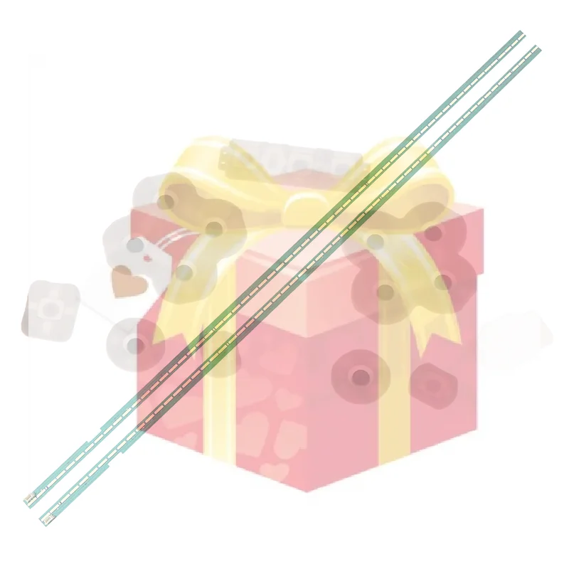 【HG】2 Stück LED-Streifen mit 60 Perlen, Hintergrundbeleuchtung für TV 55UH6150 55UH6450 55 V15.5 ART3 UD L/R 6916L2319A LED-Hintergrundbeleuchtungsstreifen
