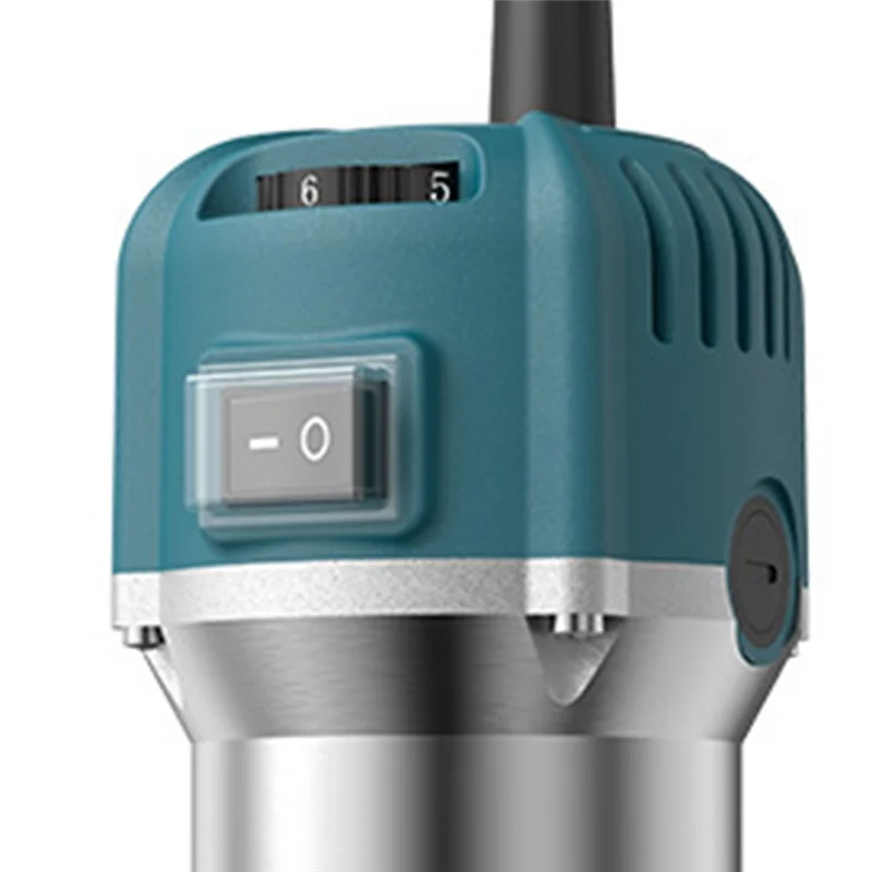 CNC Cutting, Milling And Slotting Machines Compatible 6-Speed 800W Trimming Machine For Woodworking, EU Plug