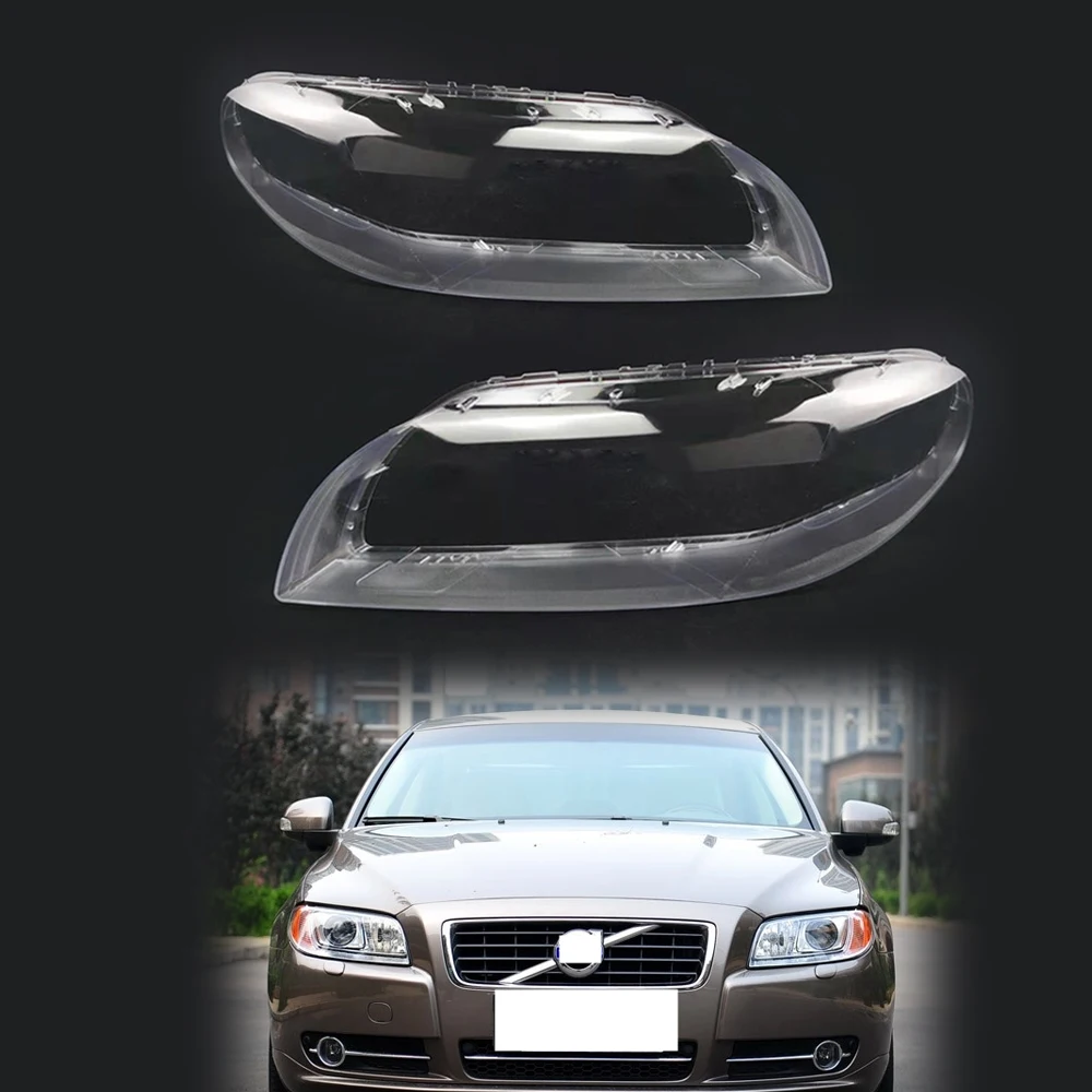 for Volvo S80 S80L 2008-2015 Car Front Headlamp Cover Headlight Cover Shell Mask Lens